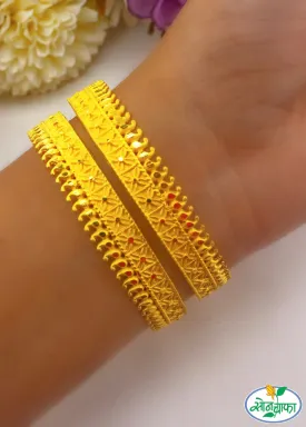 BEAUTIFUL GOLD PLATED BANGLES