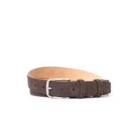 Huxley Tanner Palmer Suede Belt in Brown